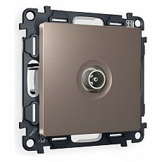ТВ-розетка оконечная без рамки ambrella volt quant ma643010